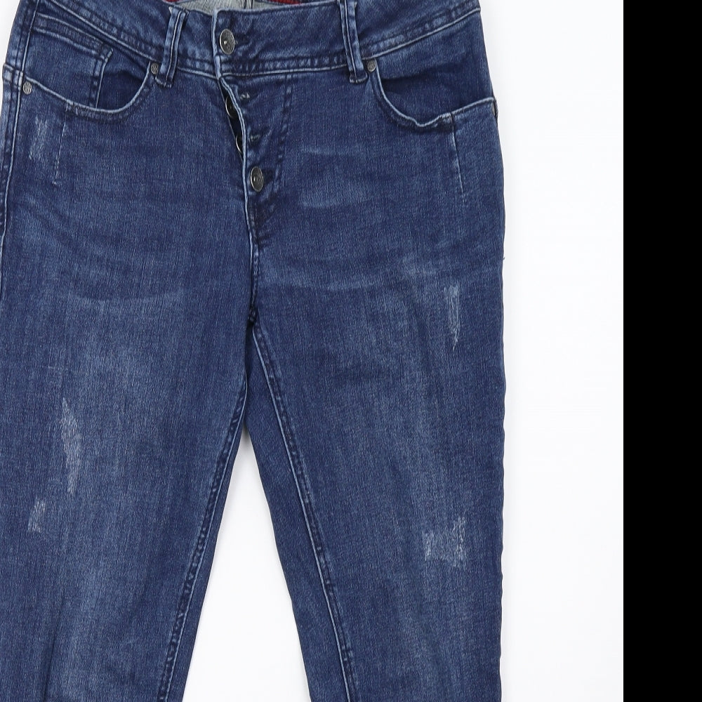 Buena Vista Womens Blue  Denim Cropped Jeans Size 36 L26 in