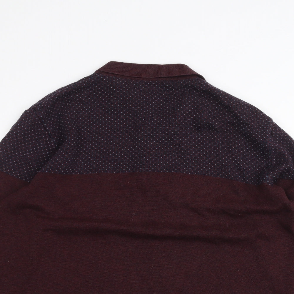 NEXT Mens Red    Polo Size L