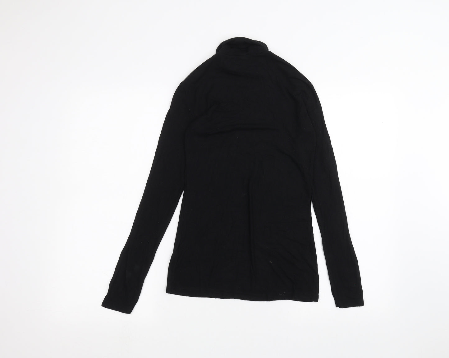 Papaya Womens Black   Basic T-Shirt Size 10