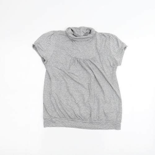 Preworn Womens Grey   Basic T-Shirt Size 12