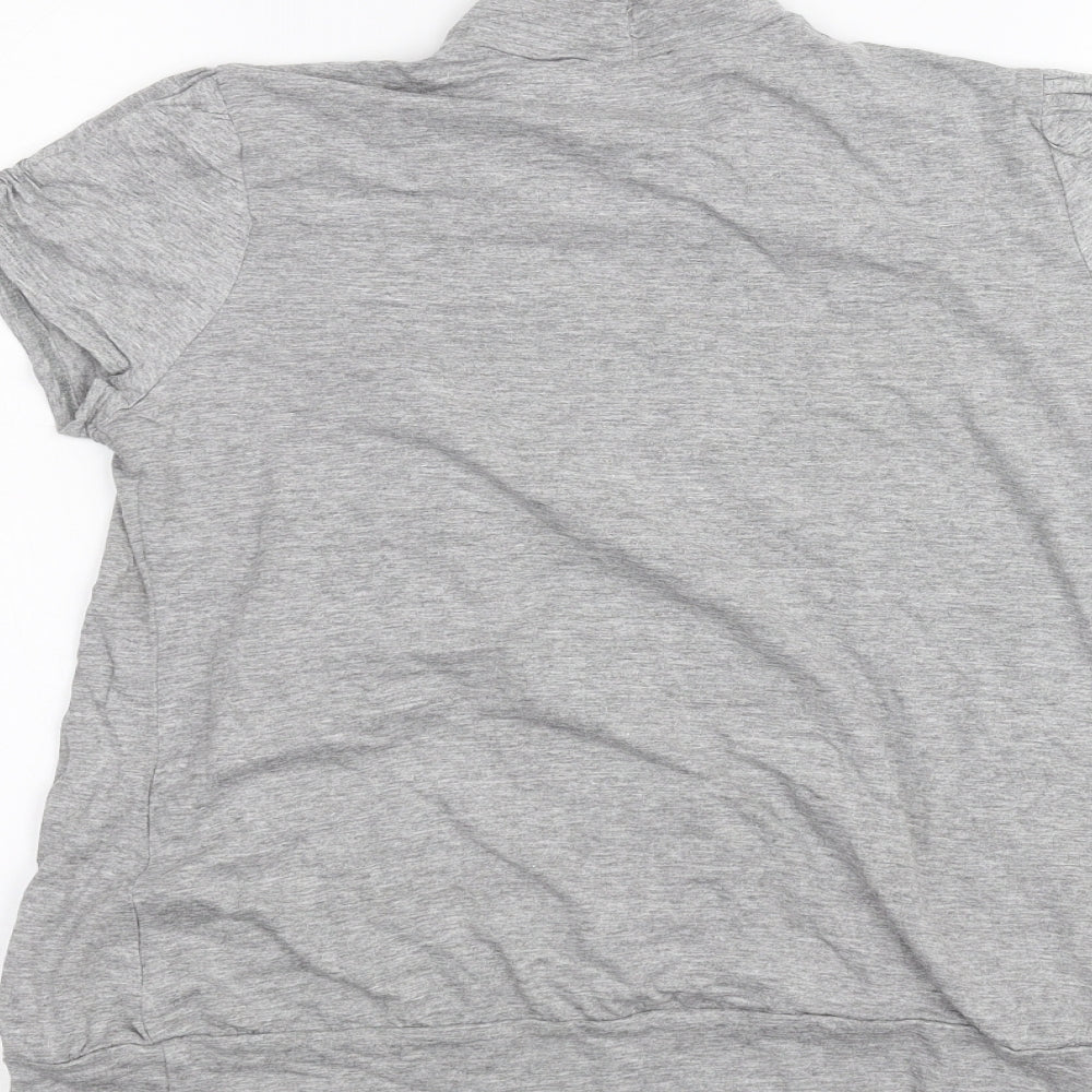 Preworn Womens Grey   Basic T-Shirt Size 12