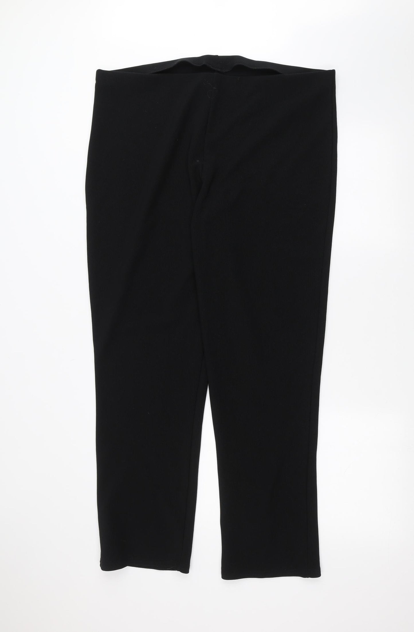 Preworn Womens Black   Trousers  Size 22 L29 in