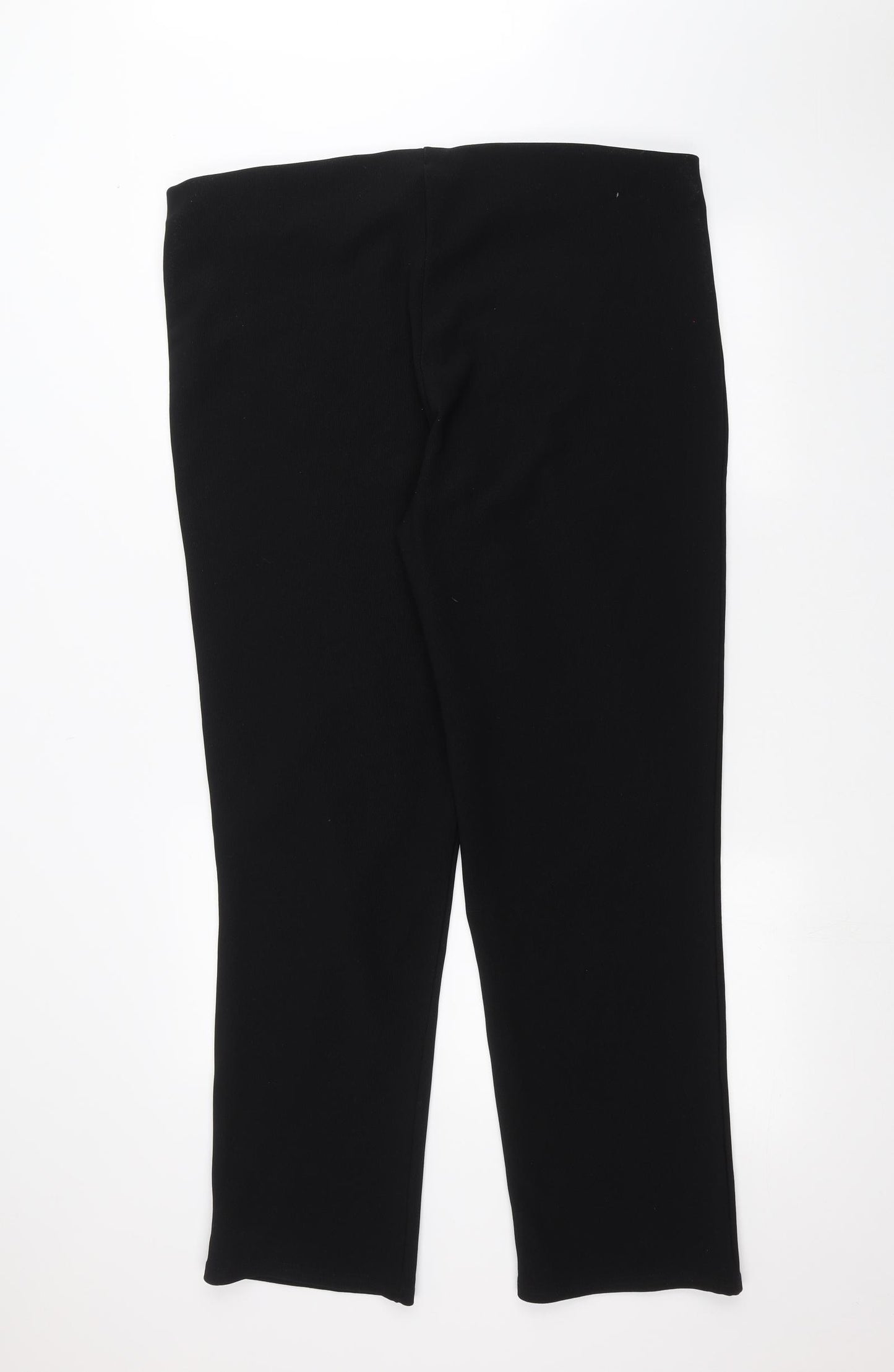 Preworn Womens Black   Trousers  Size 22 L29 in