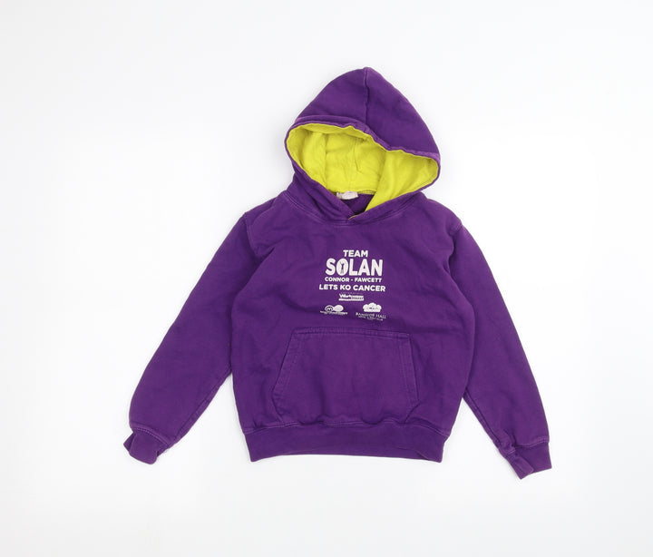 AWD Girls Purple   Pullover Hoodie Size 5-6 Years