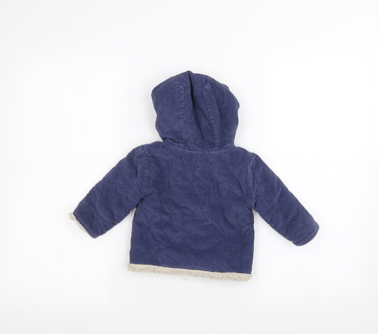 The Little White Company  Baby Blue   Parka Coat Size 3-6 Months