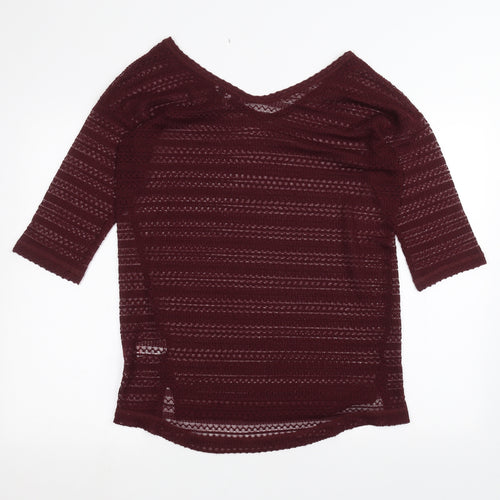 NEXT Womens Red   Basic T-Shirt Size 10