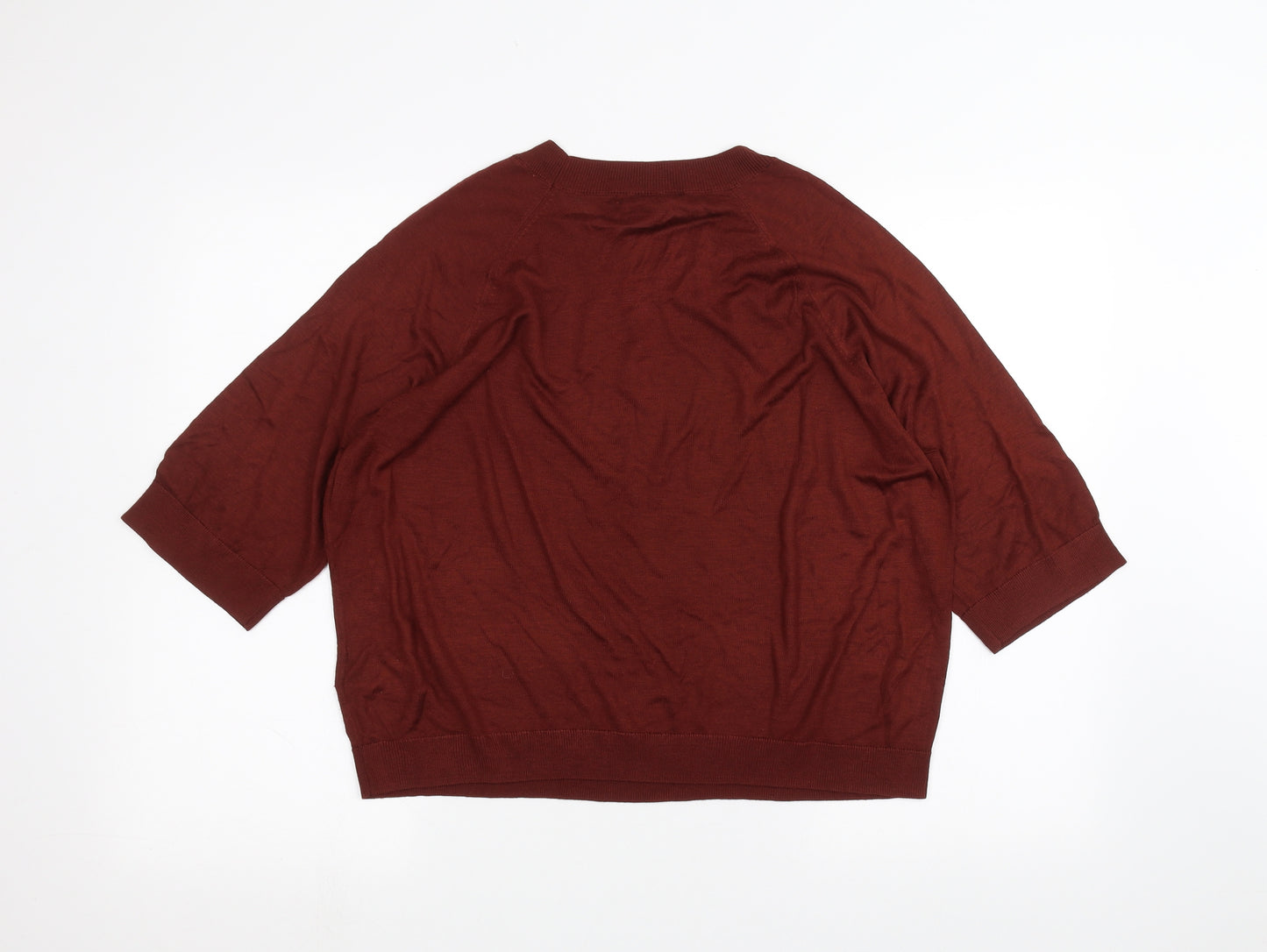 H&M Womens Red   Basic T-Shirt Size S
