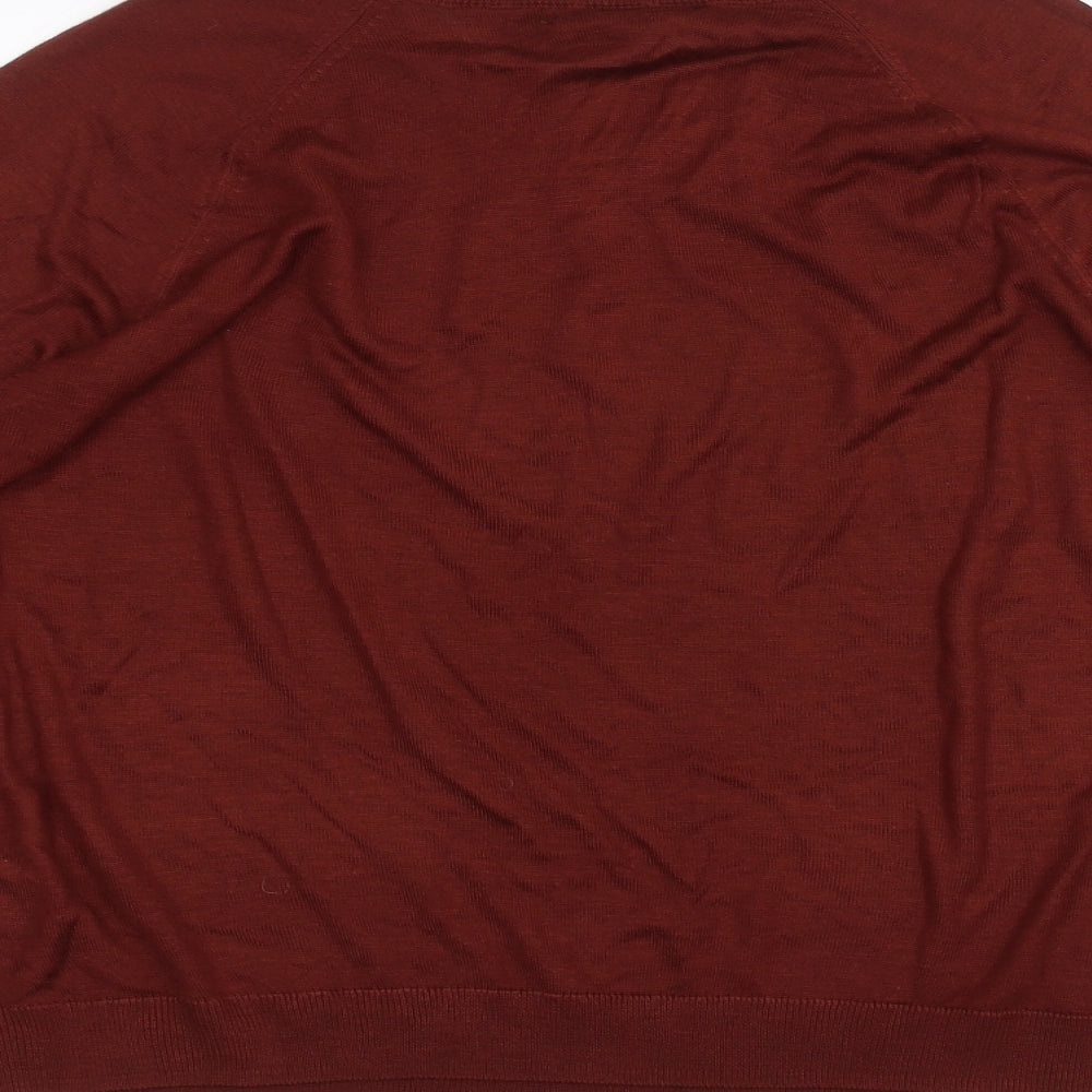 H&M Womens Red   Basic T-Shirt Size S