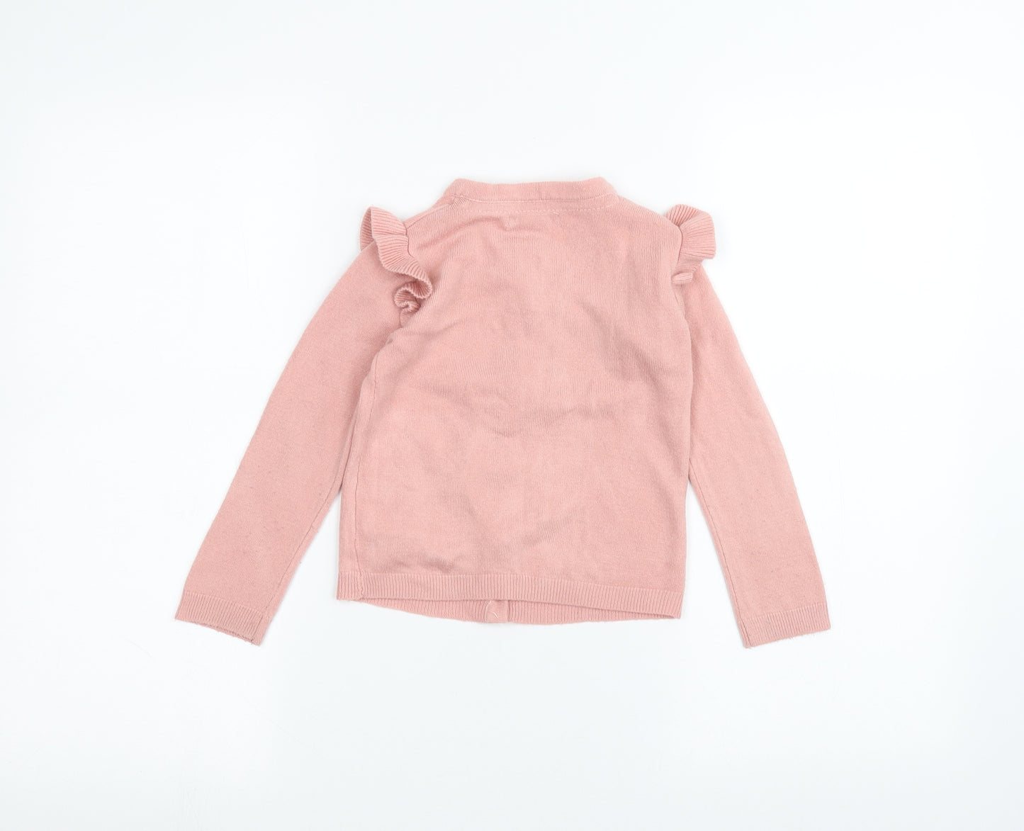 Primark Girls Pink   Cardigan Jumper Size 4-5 Years