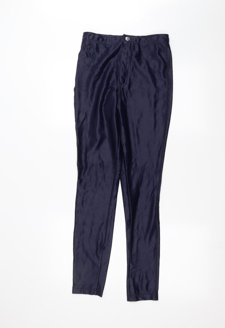 River Island Womens Blue Trousers Size 8 L27 in
