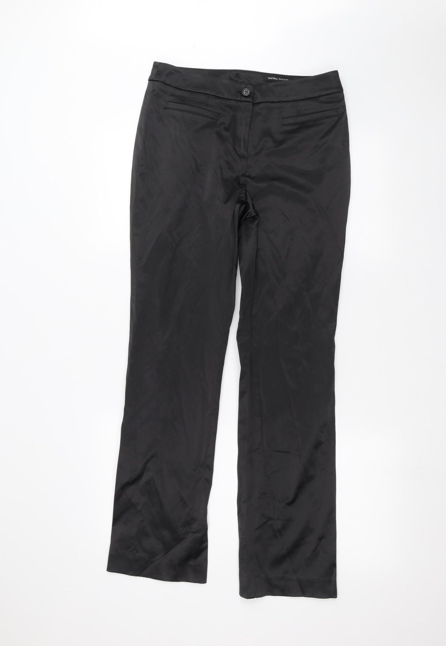 Ashley Brooke Womens Black   Trousers  Size 12 L28 in