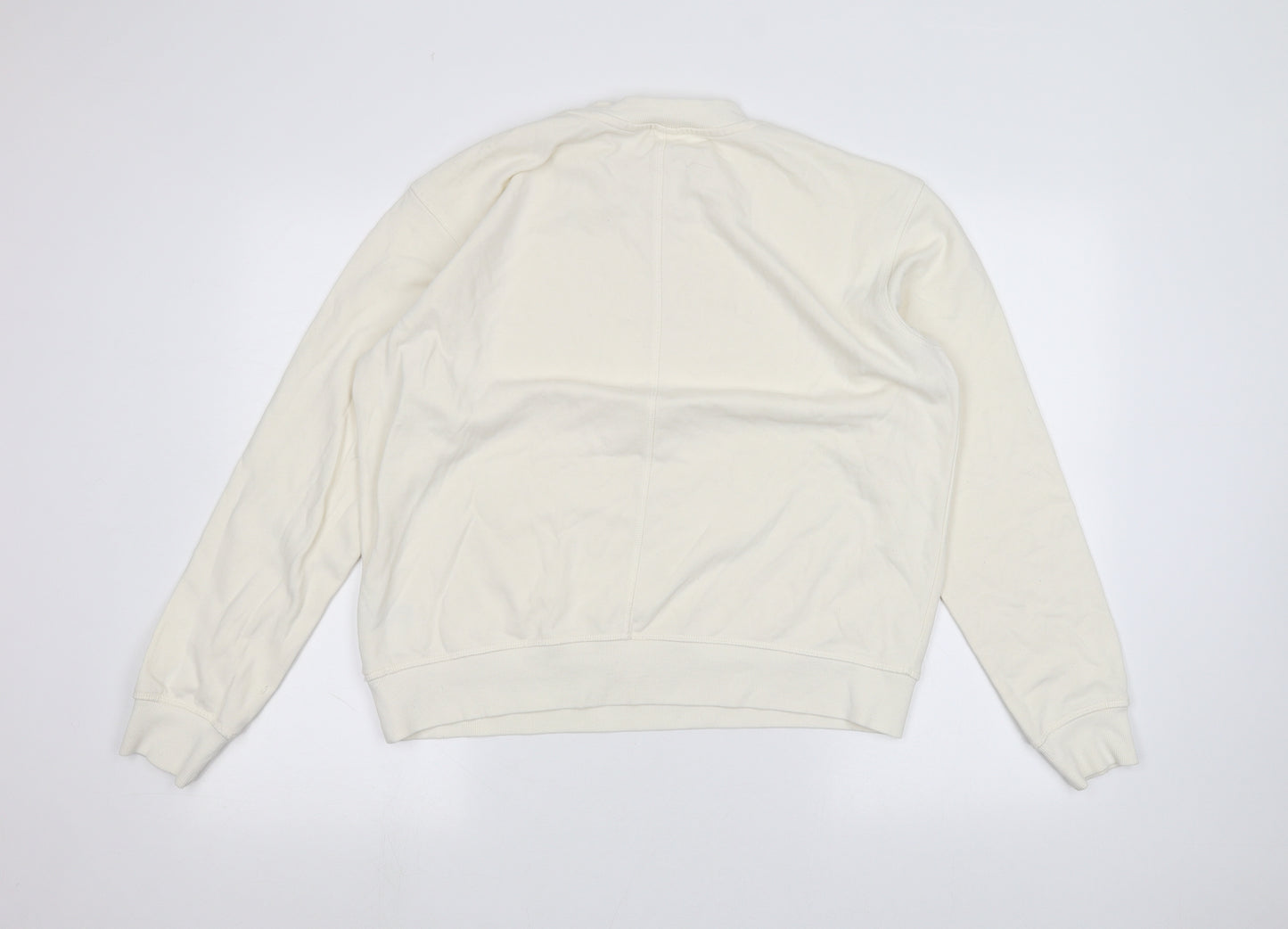 H&M Womens White   Pullover Jumper Size M