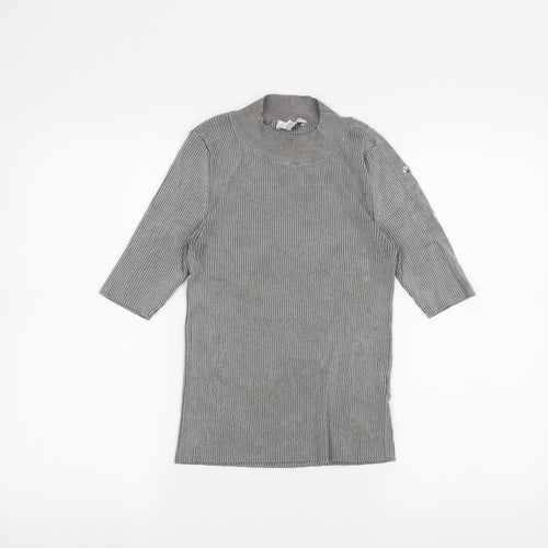 Topshop Womens Grey   Basic T-Shirt Size S