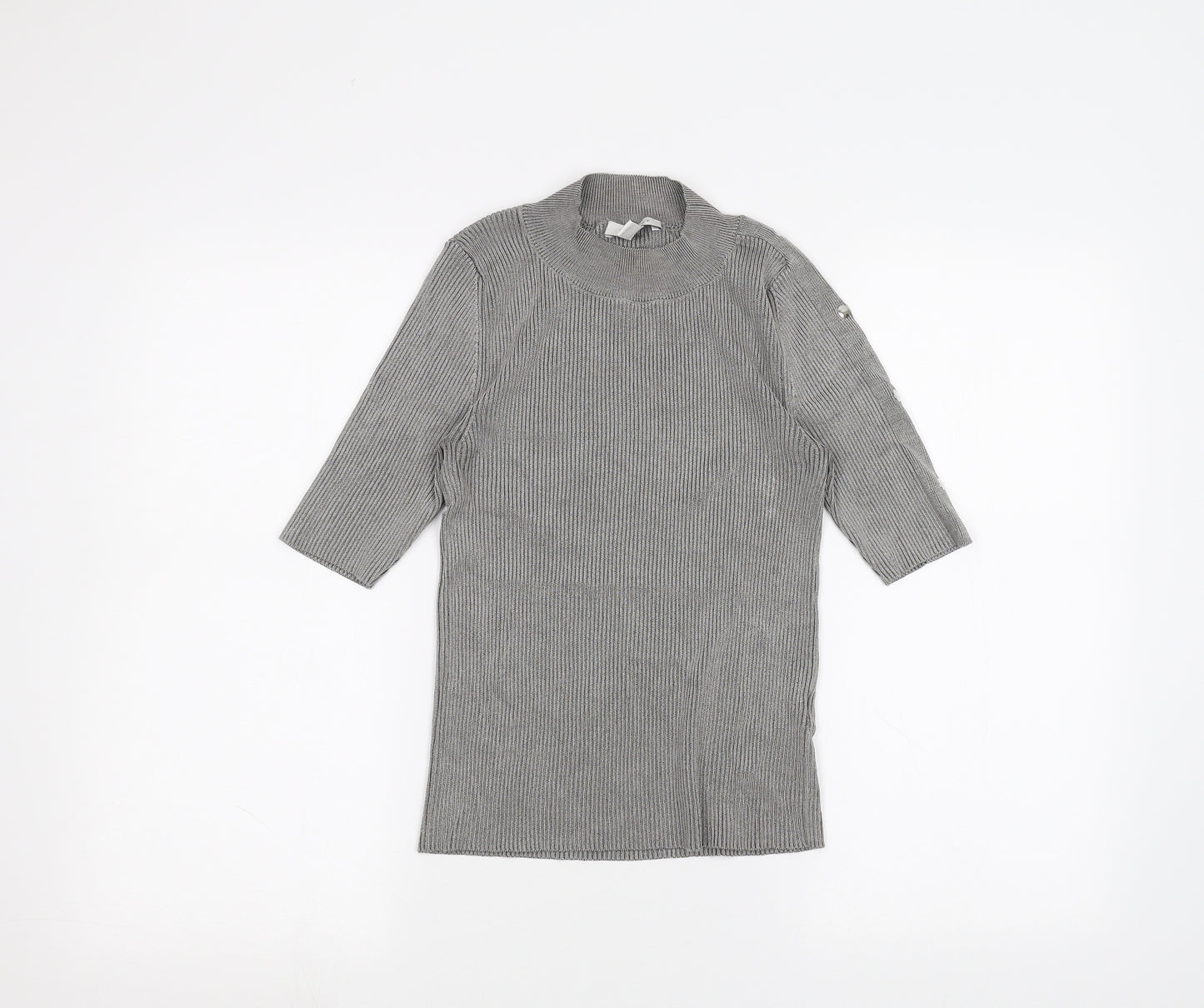 Topshop Womens Grey   Basic T-Shirt Size S