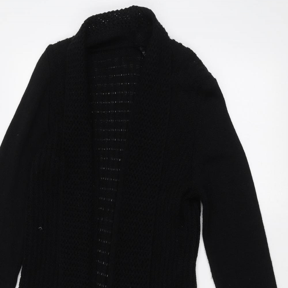 Quiz Womens Black   Jacket Coatigan Size M