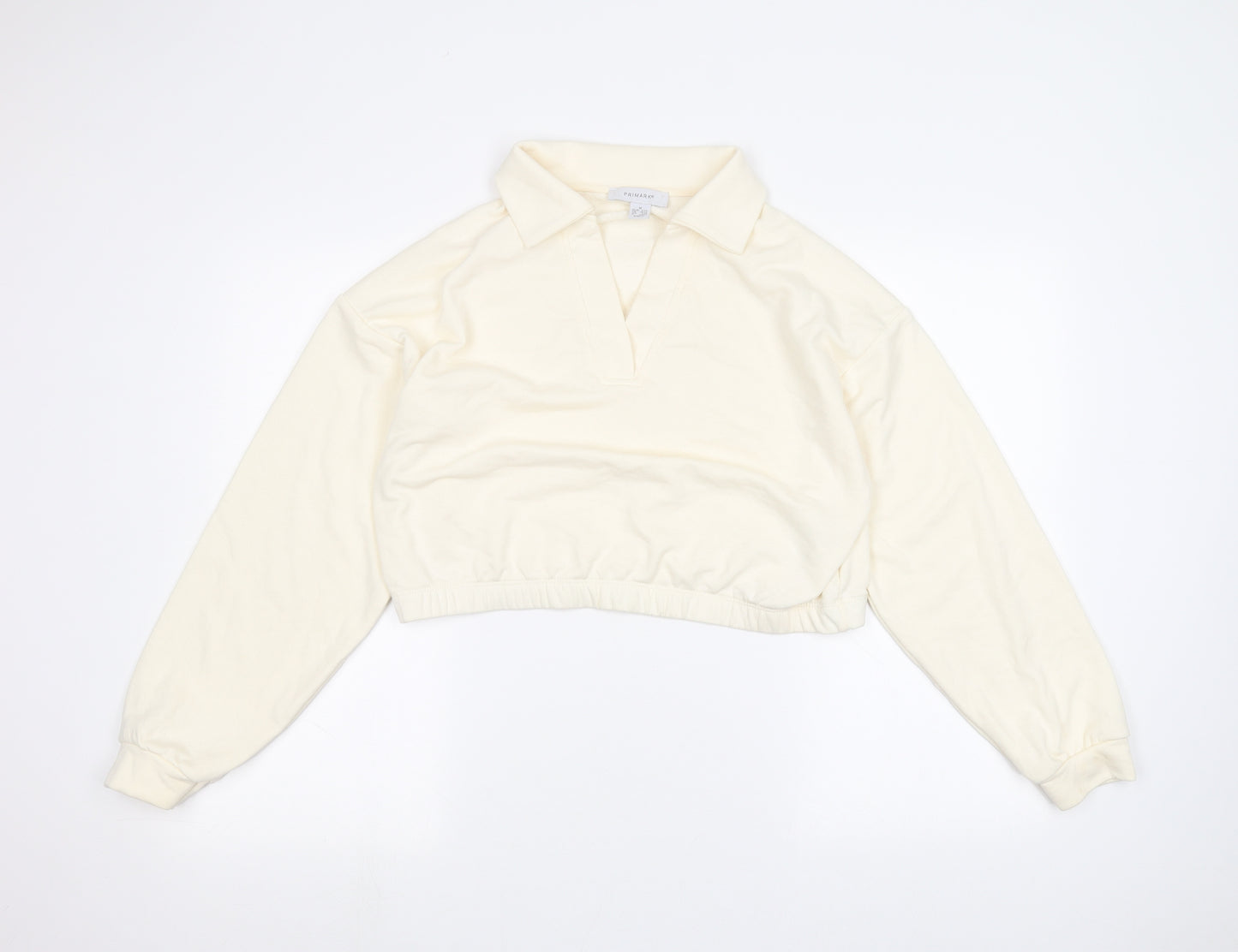 Primark Womens White   Pullover Jumper Size M