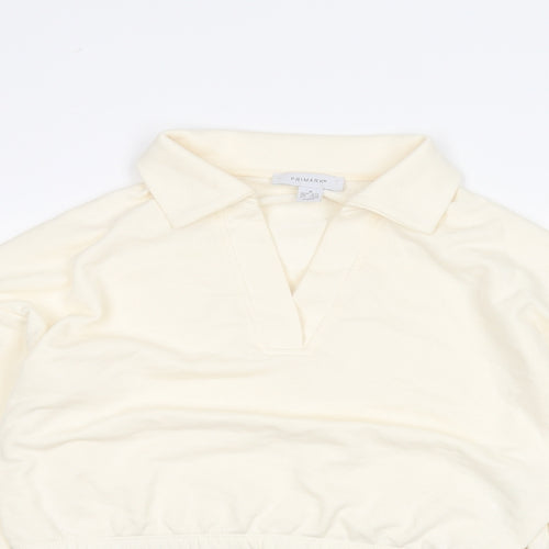 Primark Womens White   Pullover Jumper Size M