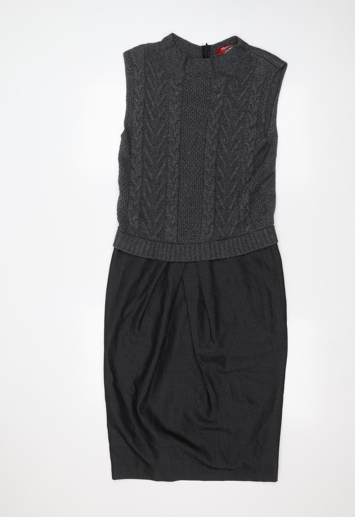 Max Mara Womens Grey   A-Line  Size 14