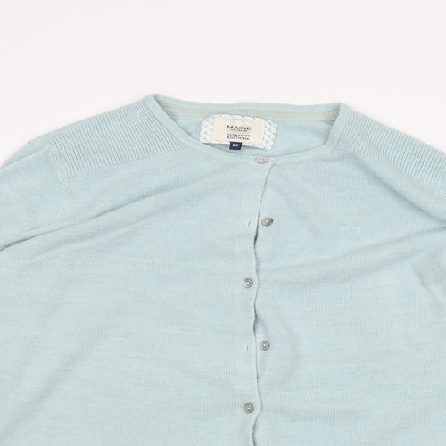 Maine New England Womens Blue   Cardigan Jumper Size 20