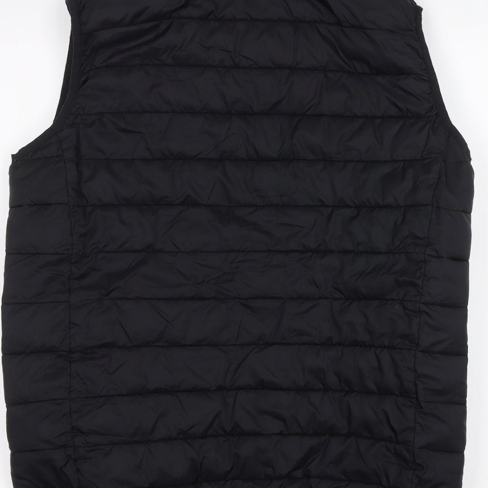 WORKOUT Mens Black   Puffer Jacket Coat Size M