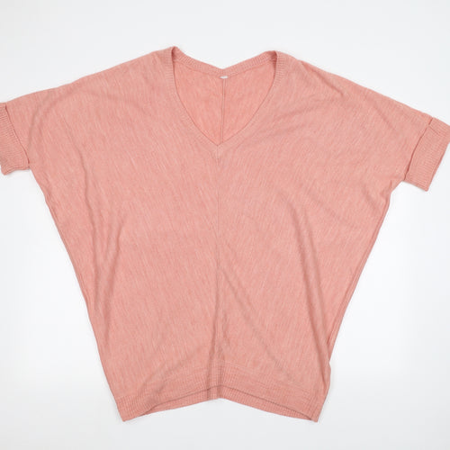 Note Womens Pink   Pullover Jumper Size 16