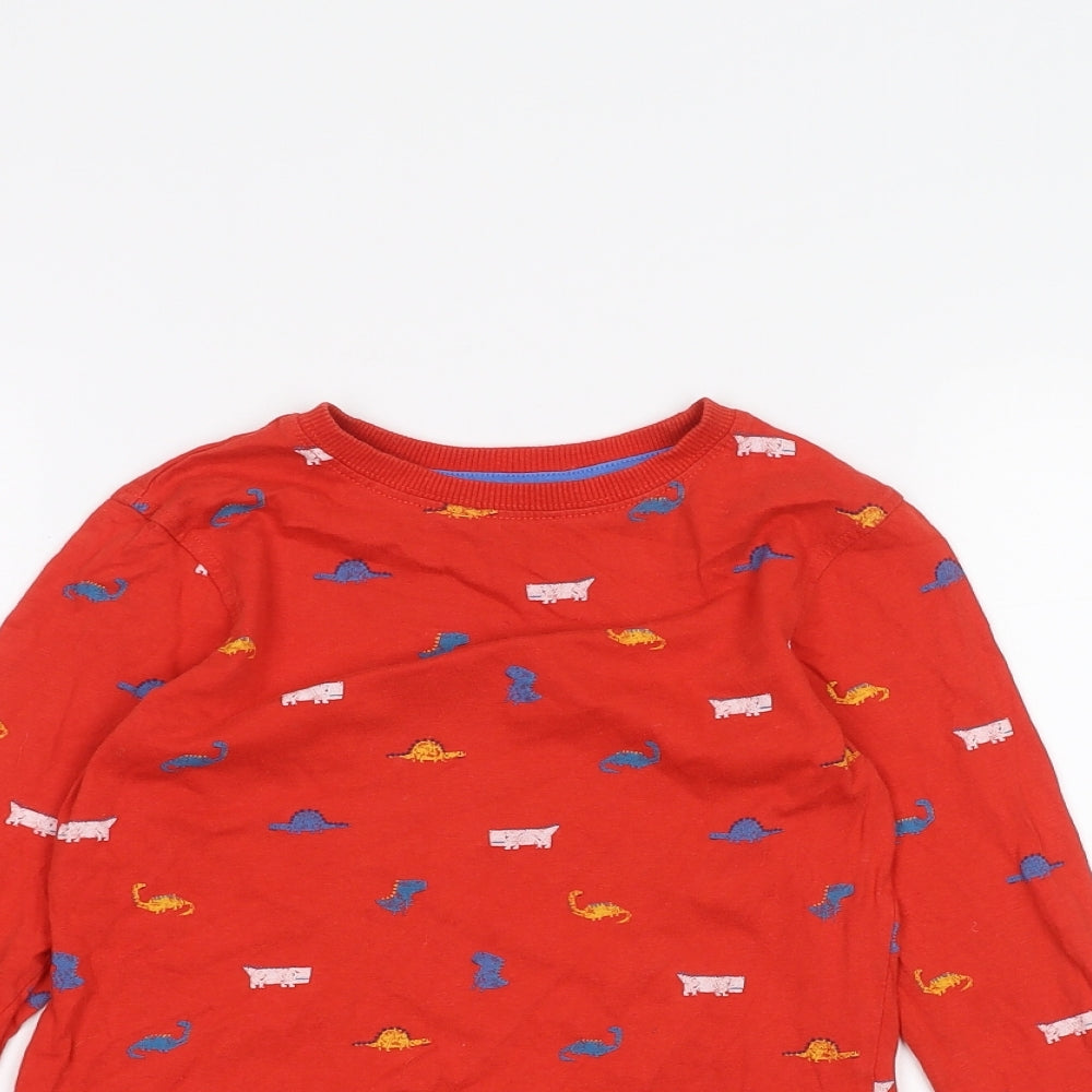 George Boys Orange   Basic T-Shirt Size 5-6 Years