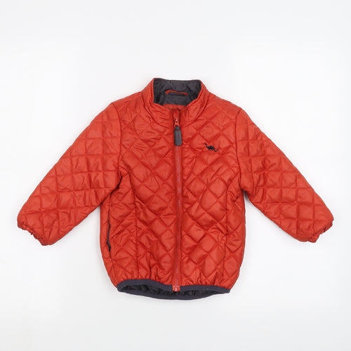 Blue Zoo Boys Orange   Jacket  Size 2-3 Years