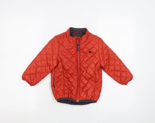 Blue Zoo Boys Orange   Jacket  Size 2-3 Years