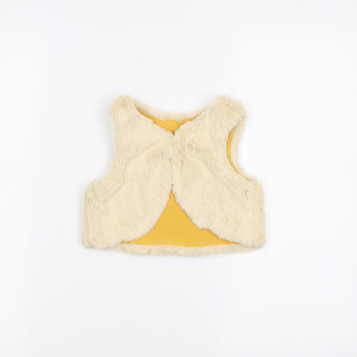 st bernard Girls White   Jacket Coatigan Size 3-4 Years
