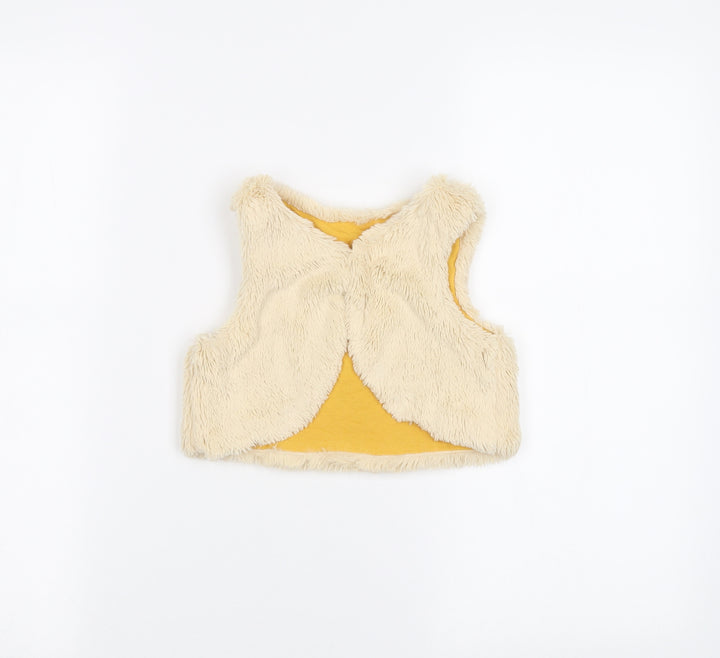 st bernard Girls White Jacket Coatigan Size 3-4 Years