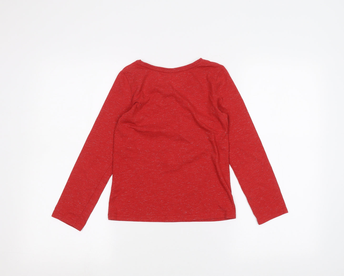 Nutmeg Girls Red   Basic T-Shirt Size 8-9 Years