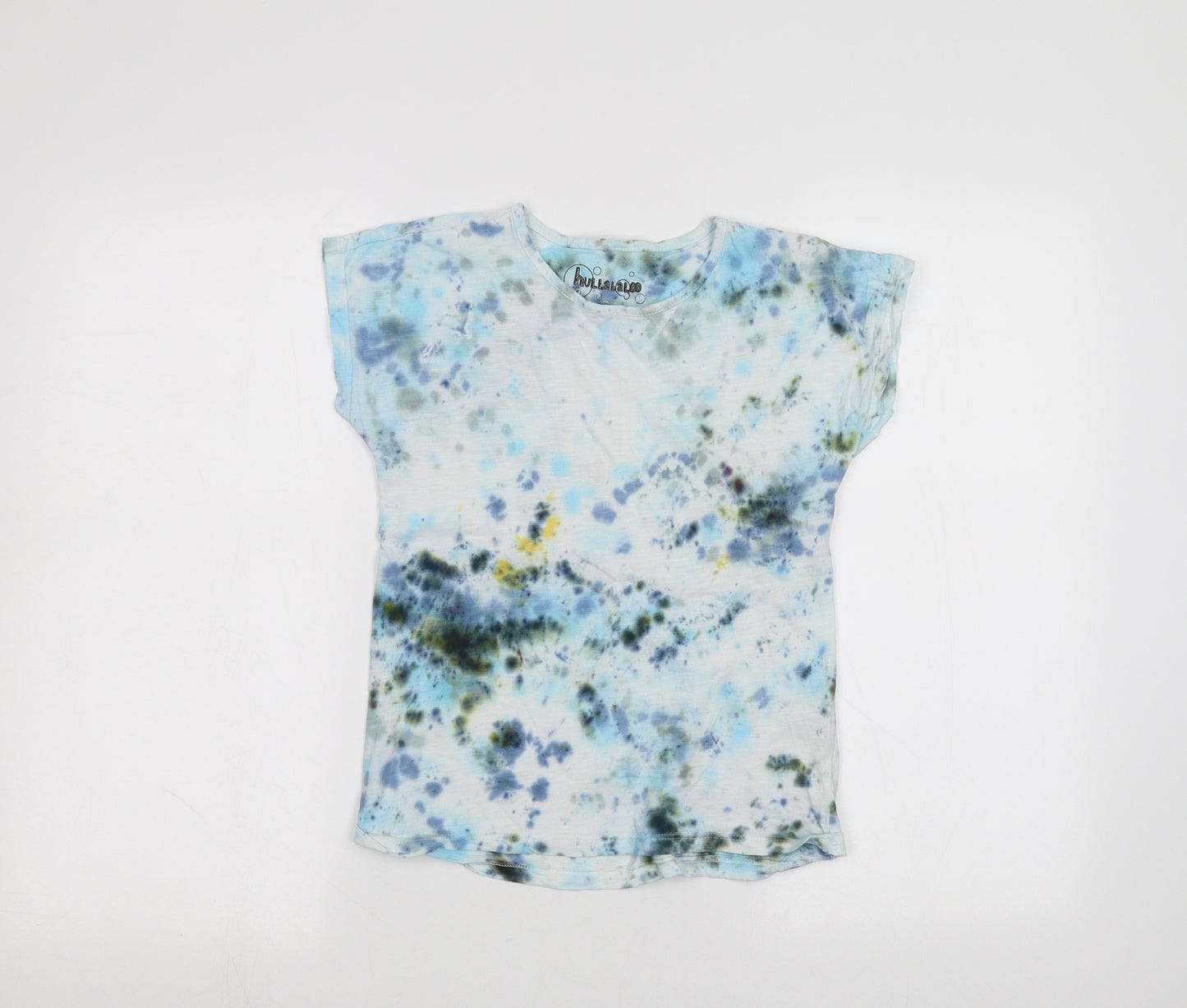 Bullabaloo Girls Blue   Basic T-Shirt Size 9-10 Years