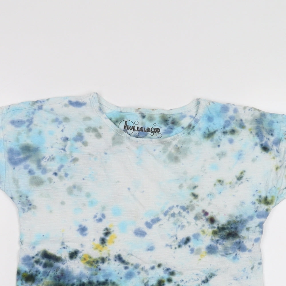 Bullabaloo Girls Blue   Basic T-Shirt Size 9-10 Years