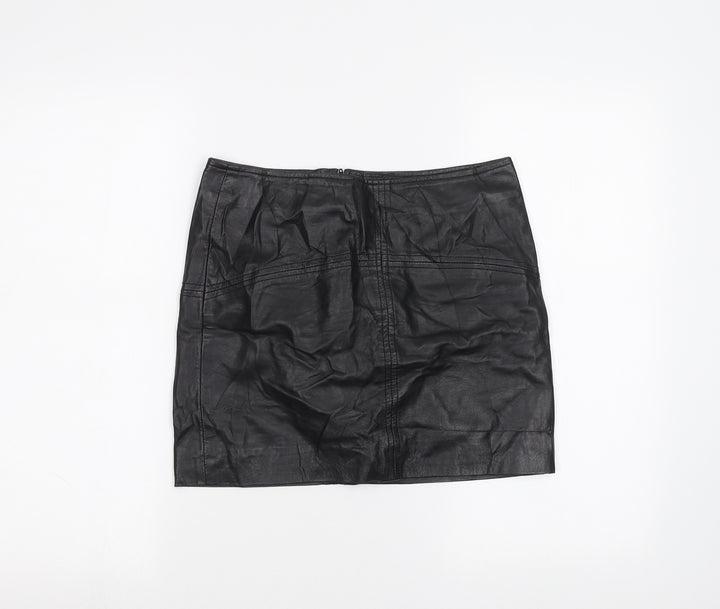 ASOS Womens Black A-Line Skirt Size 8