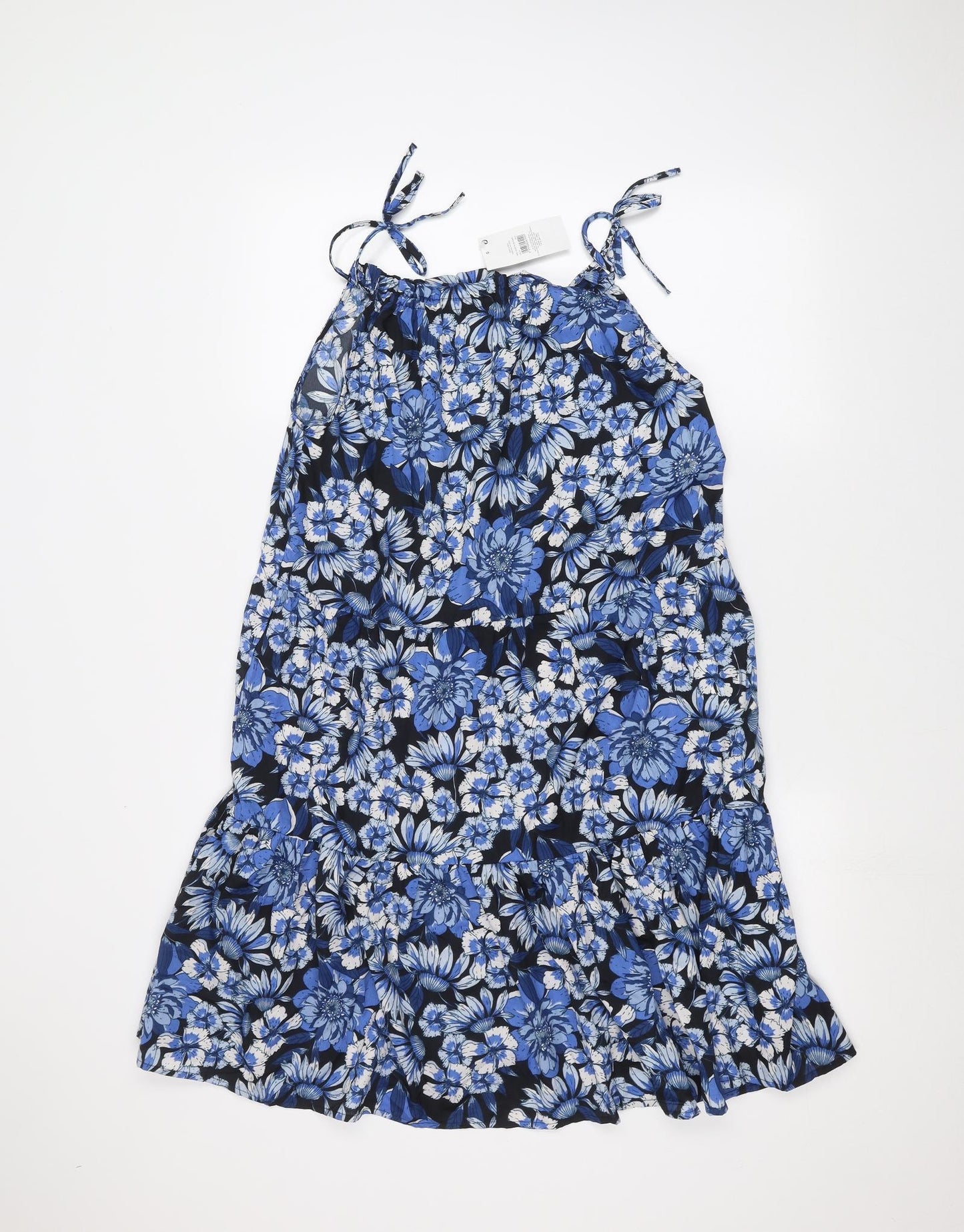pep & co Womens Blue Floral  A-Line  Size 12