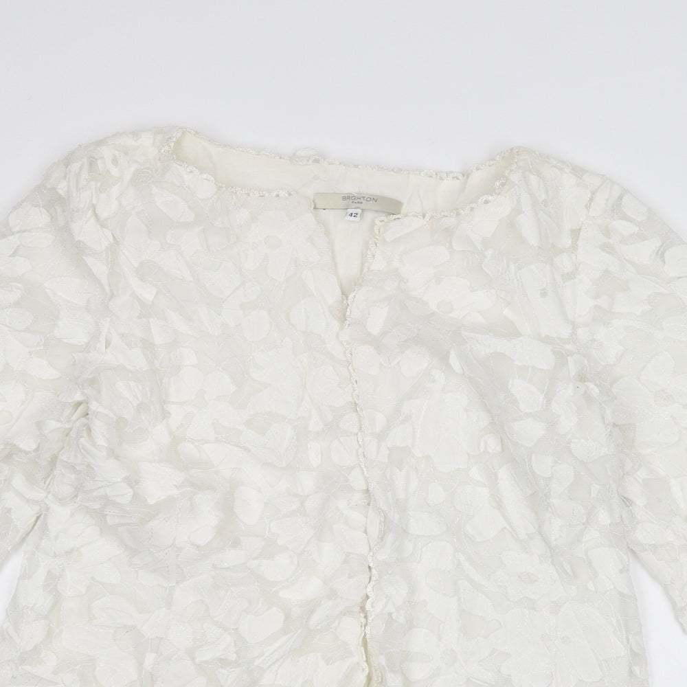 Brighton Womens White   Jacket  Size 14