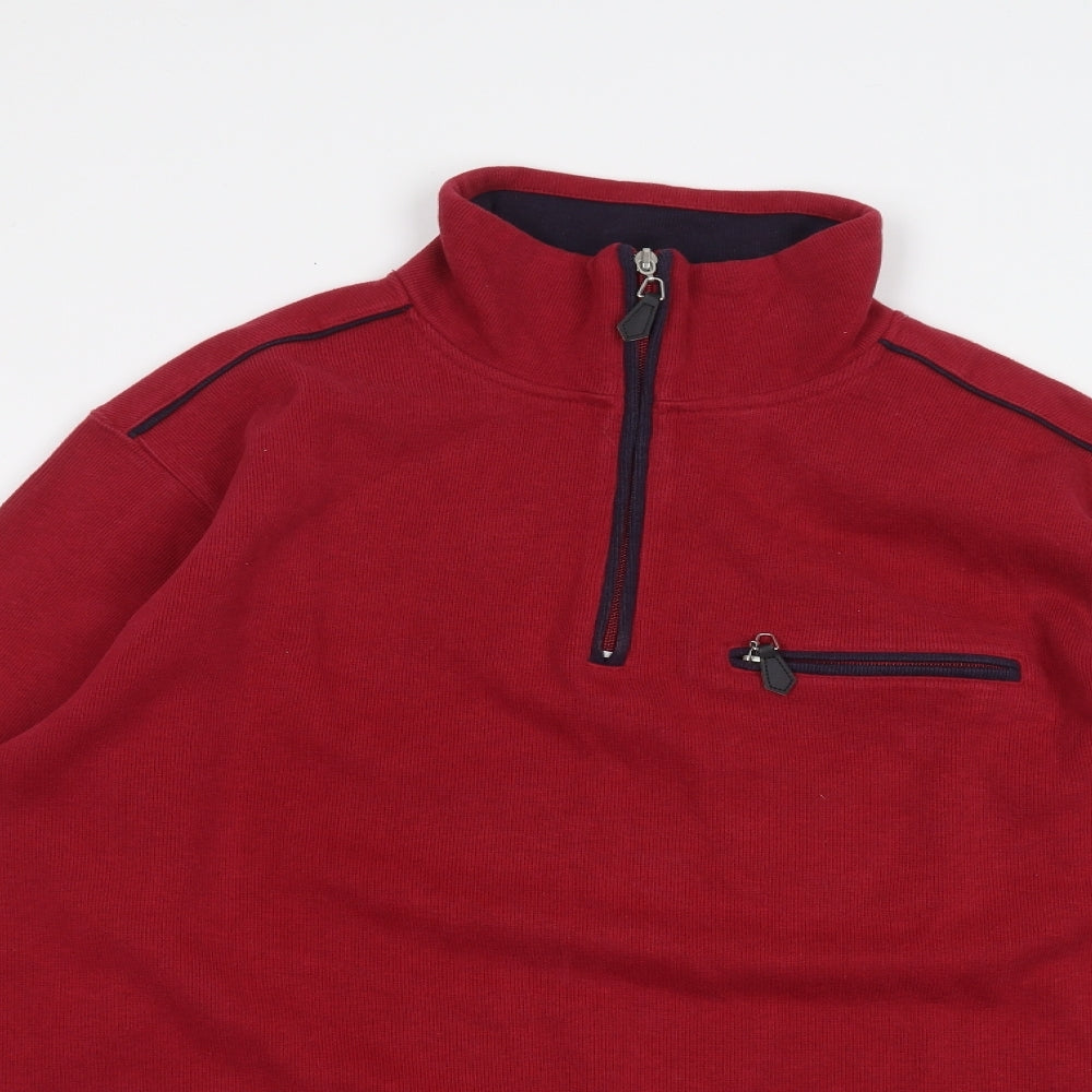 Greenwood Mens Red   Pullover Jumper Size XL