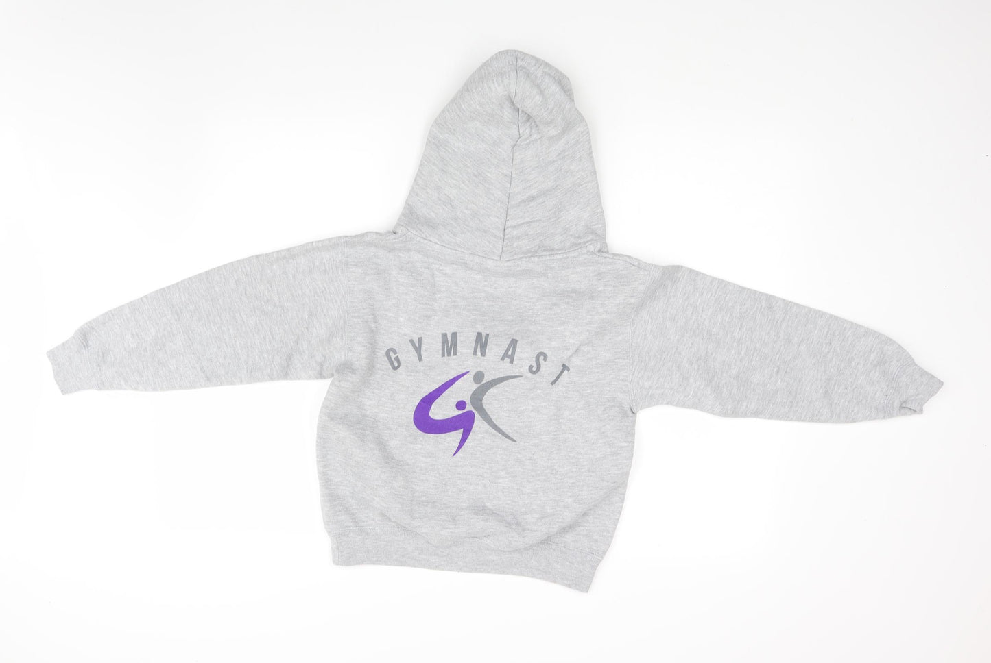 Russel Girls Grey   Pullover Hoodie Size 9-10 Years  - darby & leicester gymnastics club