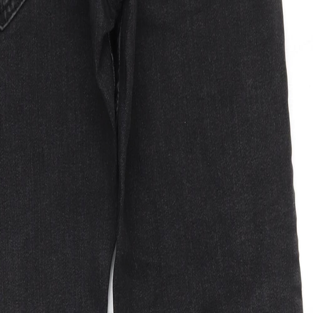 Topman Mens Black   Straight Jeans Size 30 L29 in