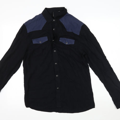 ASOS Mens Black    Button-Up Size S