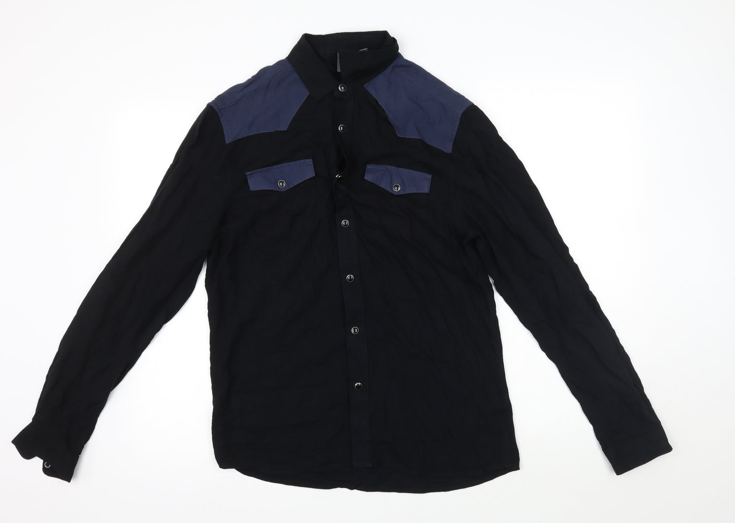 ASOS Mens Black    Button-Up Size S