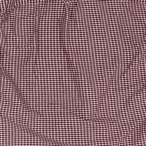Primark Mens Red Plaid   Button-Up Size S