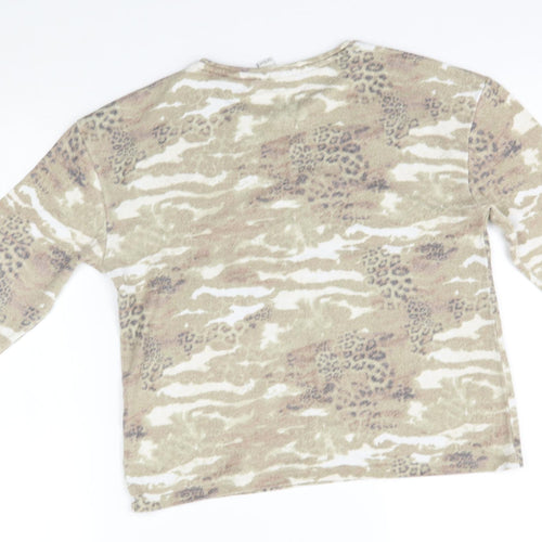 River Island Girls Green Camouflage   Pyjama Top Size 11-12 Years