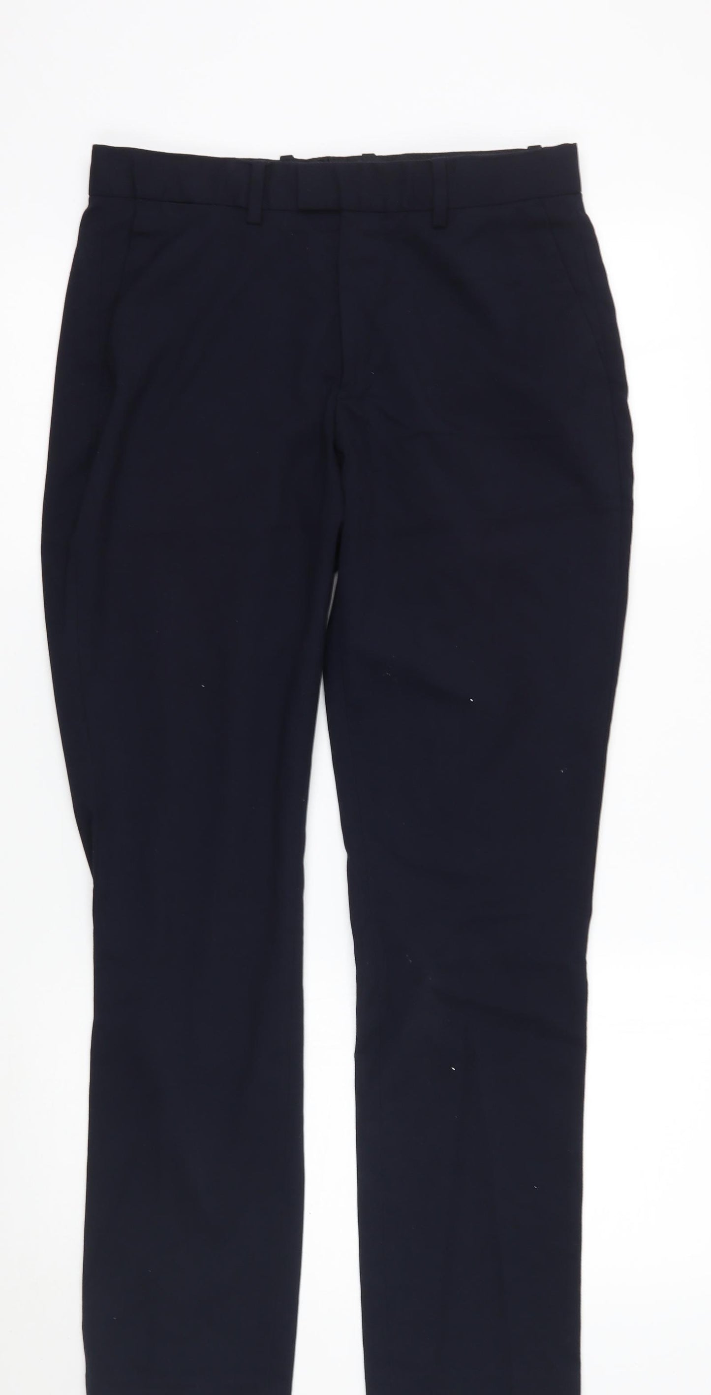 H&M Mens Blue   Trousers  Size 32 L30 in