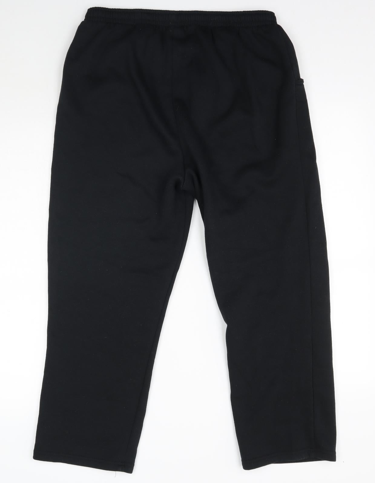 Damart Womens Black   Jogger Trousers Size 14 L23 in