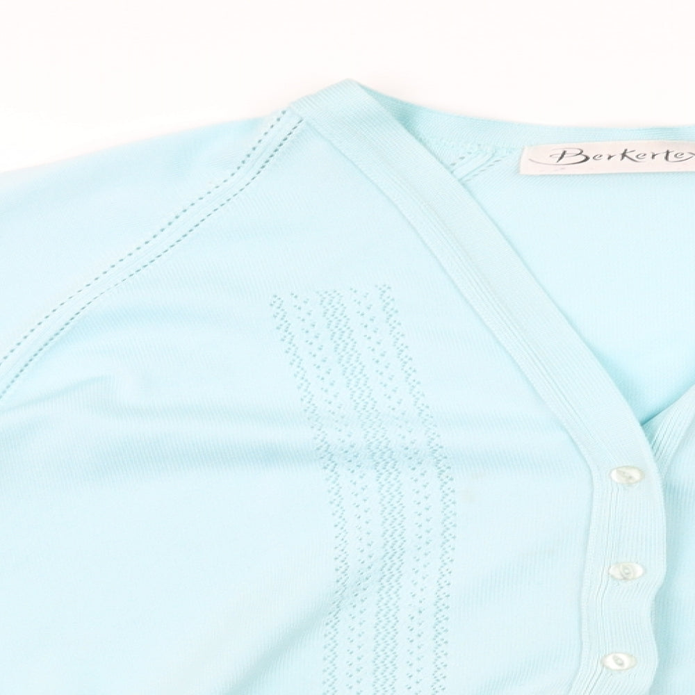 Berkertex Womens Blue   Cardigan Jumper Size 20