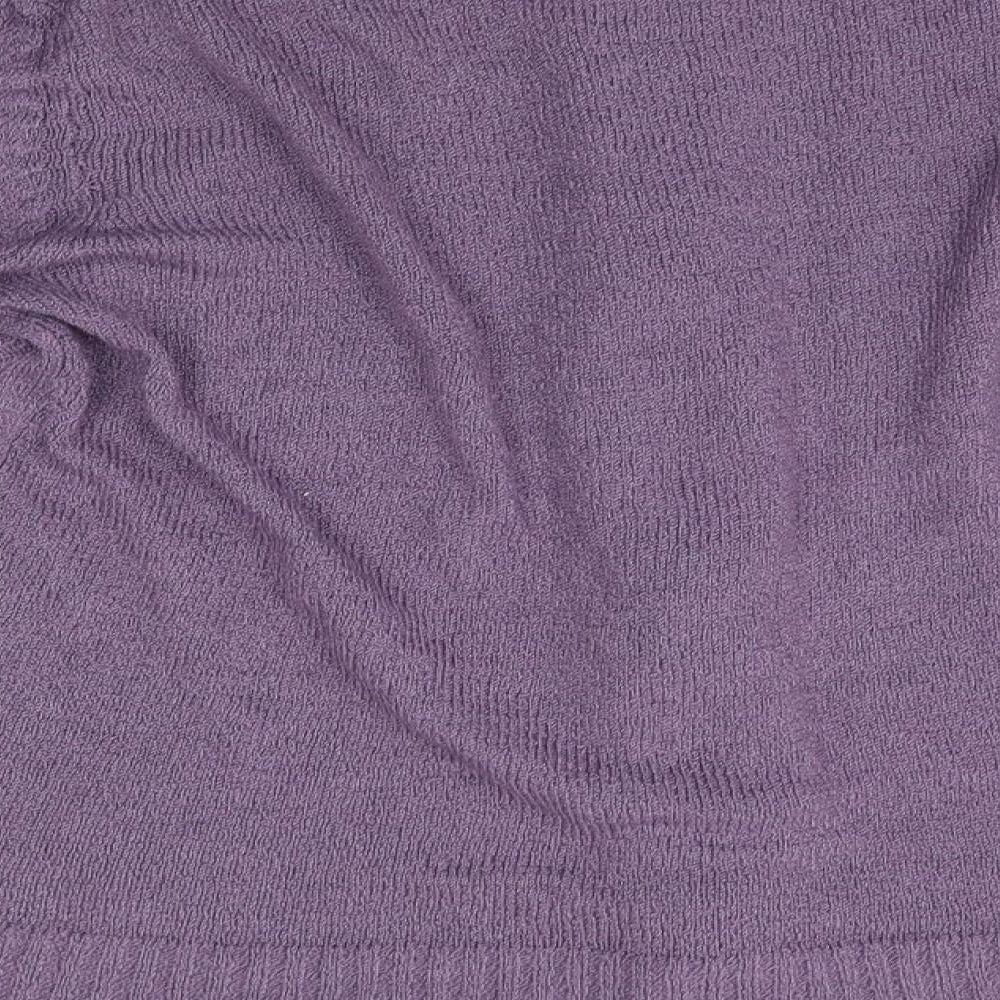 BM Womens Purple   Full Zip Sweatshirt Size M