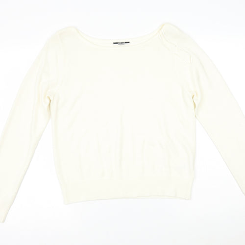 George Womens Ivory   Pullover Jumper Size 14