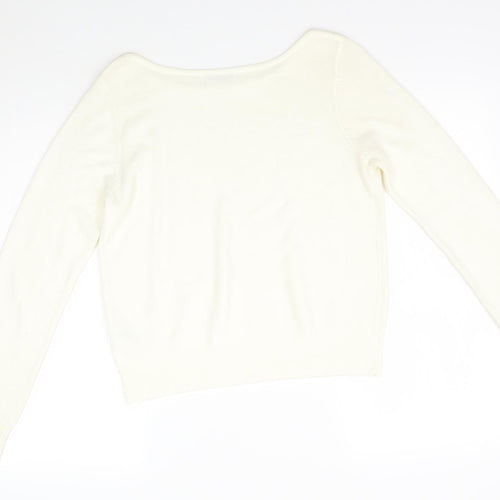 George Womens Ivory   Pullover Jumper Size 14