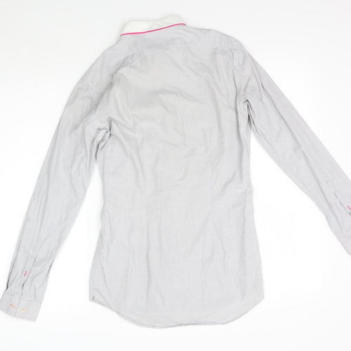NEXT Mens Grey    Button-Up Size 14